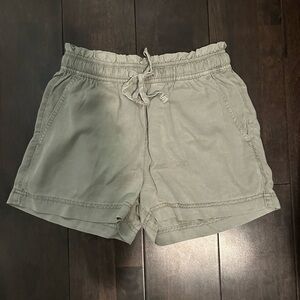Green Paperbag Shorts